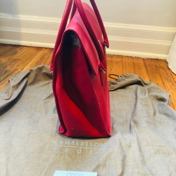 Lambertson Truex Red Boxcar Tote - Picture 4 of 8